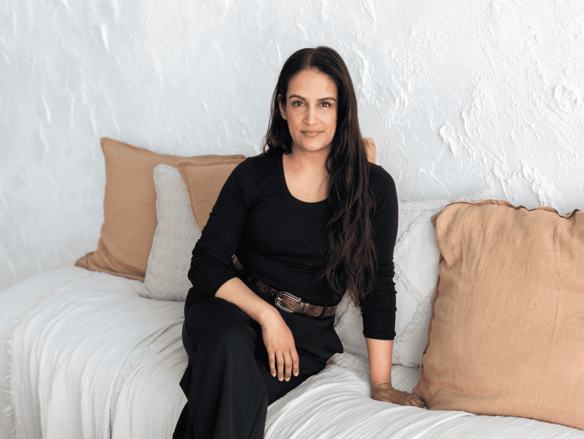 Salima Jivraj, Founder of Root to Glory skincare products.