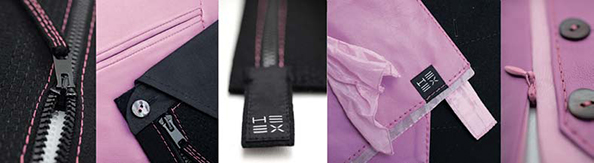 Envelope made of high-quality, handcrafted fabric