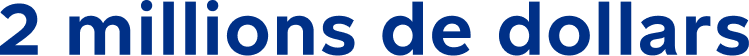 2 millions de dollars 