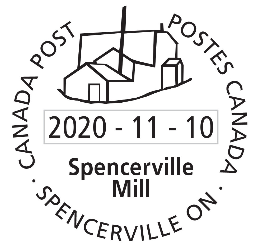 Moulin Spencerville, avec la date 10 novembre 2020.