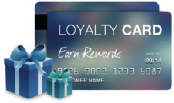 An example of a loyalty card