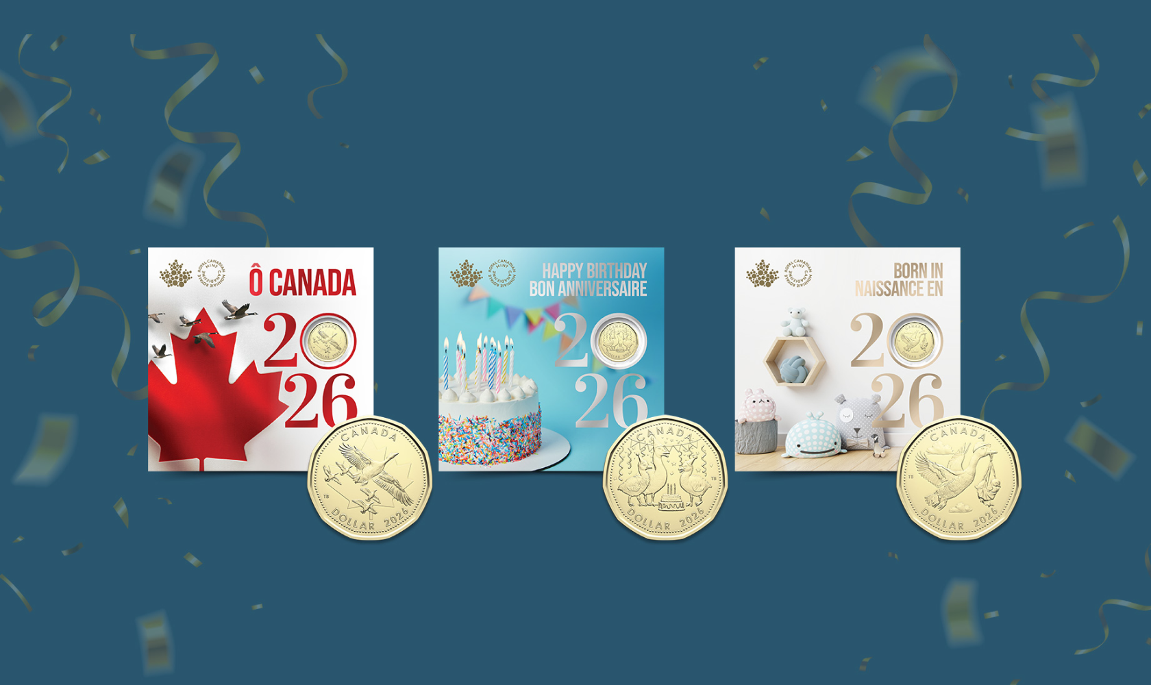2026 coin sets from the Royal Canadian Mint.