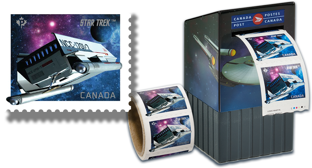 Collectible Star Trek items for Starfleet fans. | Canada Post
