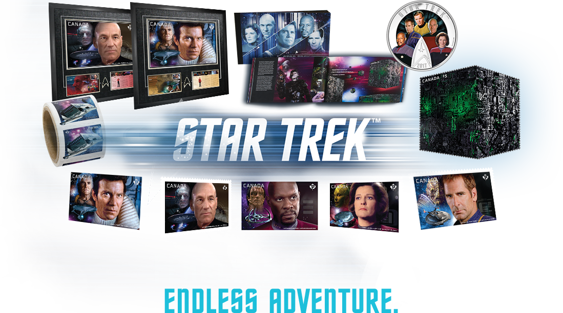 Collectible Star Trek items for Starfleet fans. | Canada Post