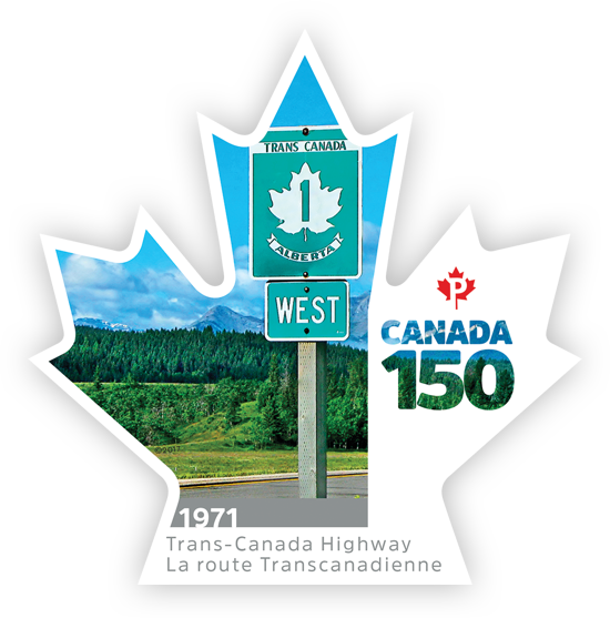 Trans-Canada Highway stamp