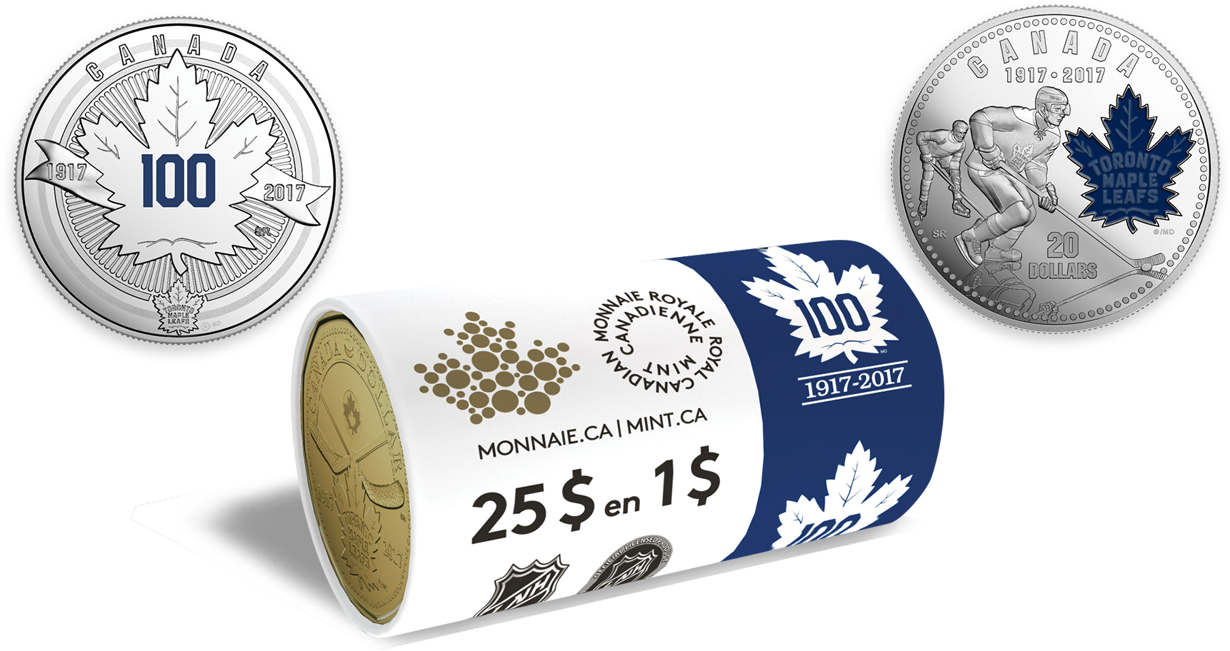 Toronto Maple Leafs 100th Anniversary Coin Pack Stamp & Stanley Cup Coin Pack 