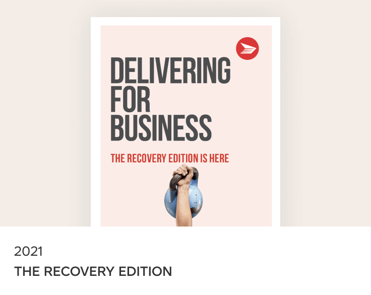 The 2021 Recovery Edition of Delivering for Business magazine.