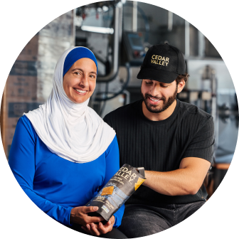 Ameen et Surria Fadel, cofondateurs de Cedar Valley.