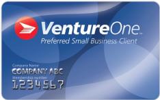  Canada Post Solutions for Small Business card and a VentureOne card.
