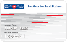  Canada Post Solutions for Small Business card and a VentureOne card.