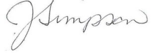Jan Simpson signature