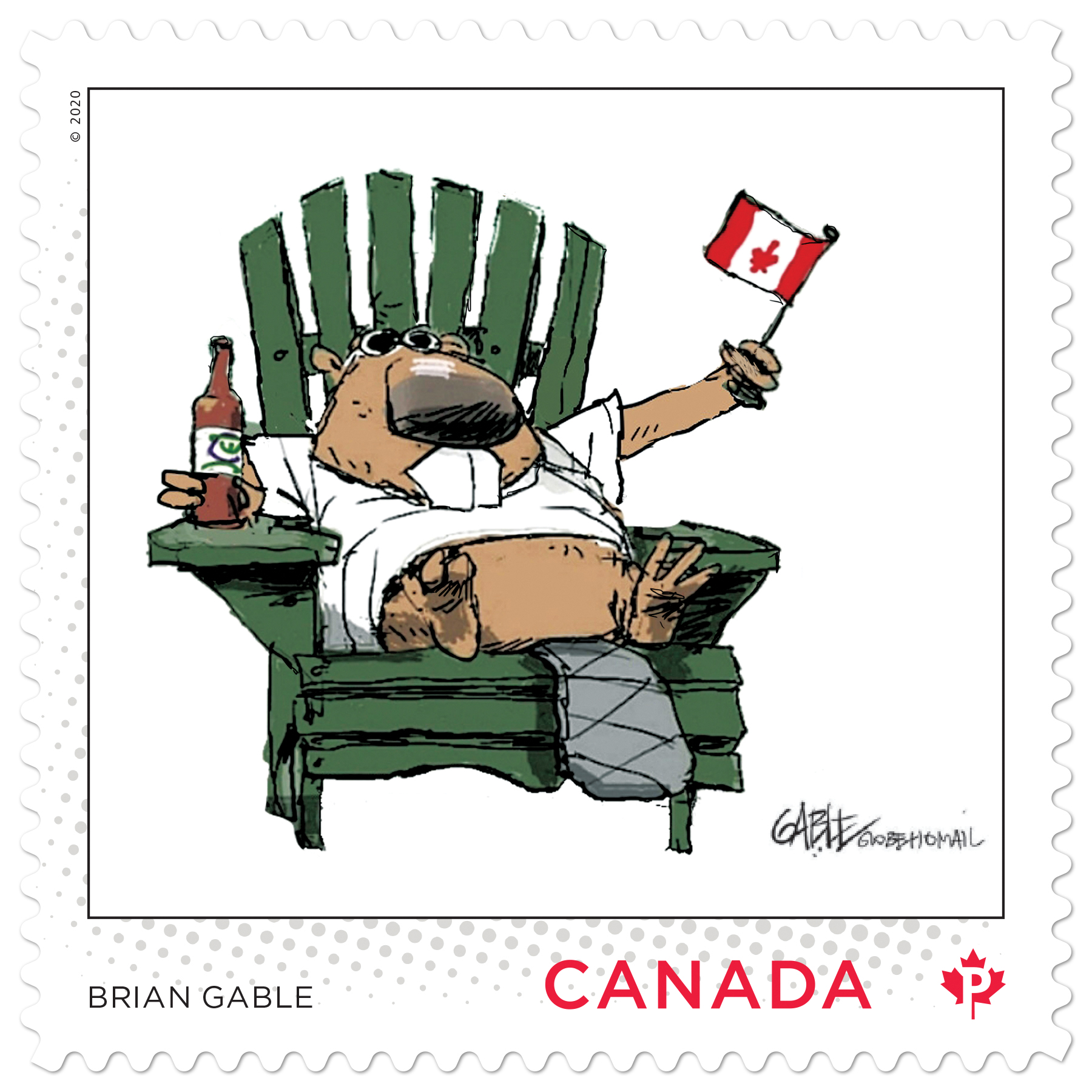Canada Post stamp honours editorial cartoonist Brian Gable | Canada Post
