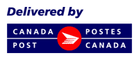 Delivered by Canada post logo