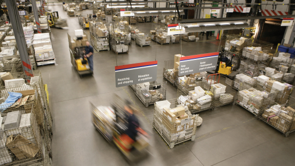 A Canada Post mail processing facility.