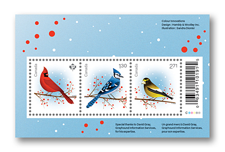 Souvenir sheet of 3 stamps‡