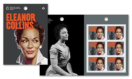 Carnet de 6 timbres - Eleanor Collins
