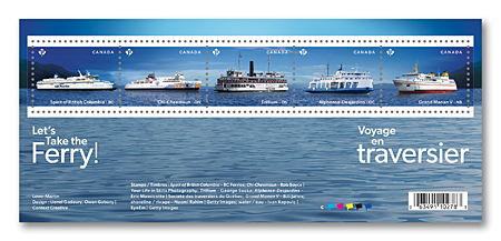 Souvenir sheet of 5 stamps