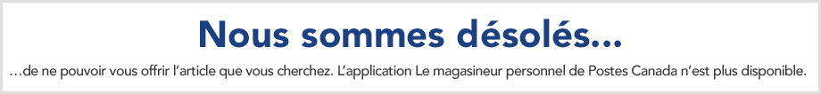 Nous sommes desole de ne pouvoir offrir l'article que vous cherche.