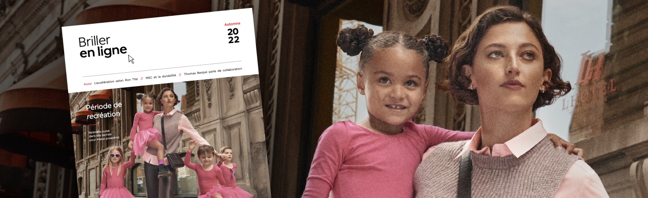Couverture du numéro Automne 2022 du magazine « Briller en ligne »