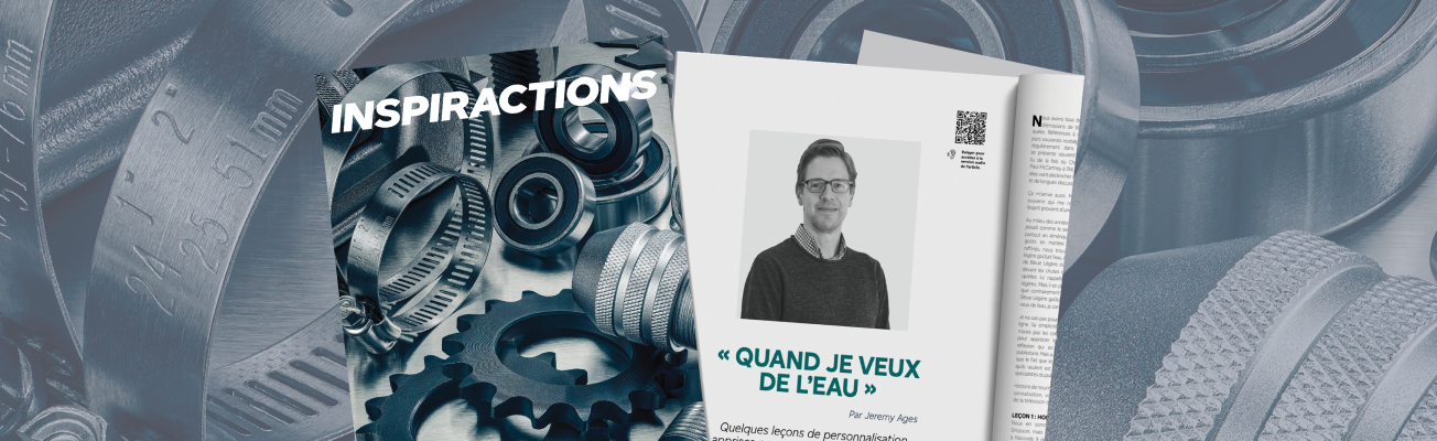 La couverture du magazine « INSPIRACTIONS » et vue sur l’article « Les perturbateurs culturels ».