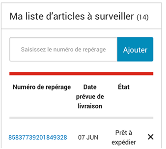Liste de surveillance d'Intelligence 360.